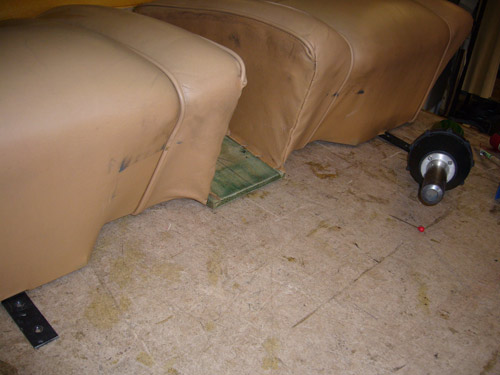 Komplettes Interieur inkl. Armaturenbrett neu eingefärbt.